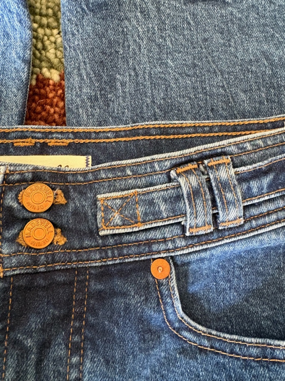MADEWELL JEANS WOMENS 28 BLUE THE PERFECT VINTAGE FLARE JEAN LIKE NEW - Picture 6 of 16